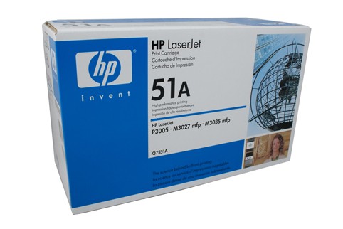 HP Q7551A BLACK TONER CARTRIDGE P3005 M3035