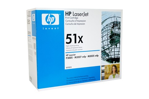 HP Q7551X 51X BLACK TONER CARTRIDGE P3005 M3035 HIGH YIELD