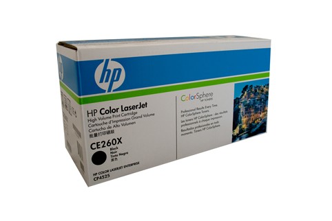 HP CE260X 649X BLACK TONER CARTRIDGE