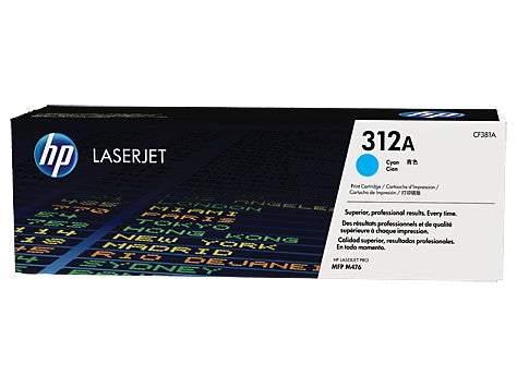 HP CF381A 312A CYAN TONER CARTRIDGE