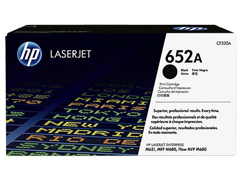 HP CF320A 652A BLACK TONER CARTRIDGE STANDARD YIELD