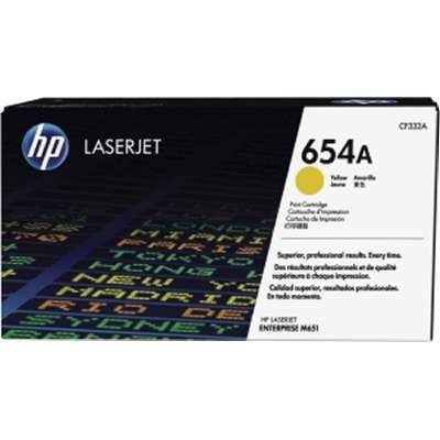 HP CF332A 654A YELLOW TONER CARTRIDGE M651