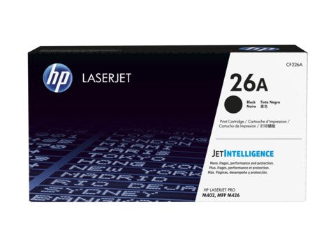 HP CF226A 26A BLACK TONER CARTRIDGE M402DN STANDARD YIELD