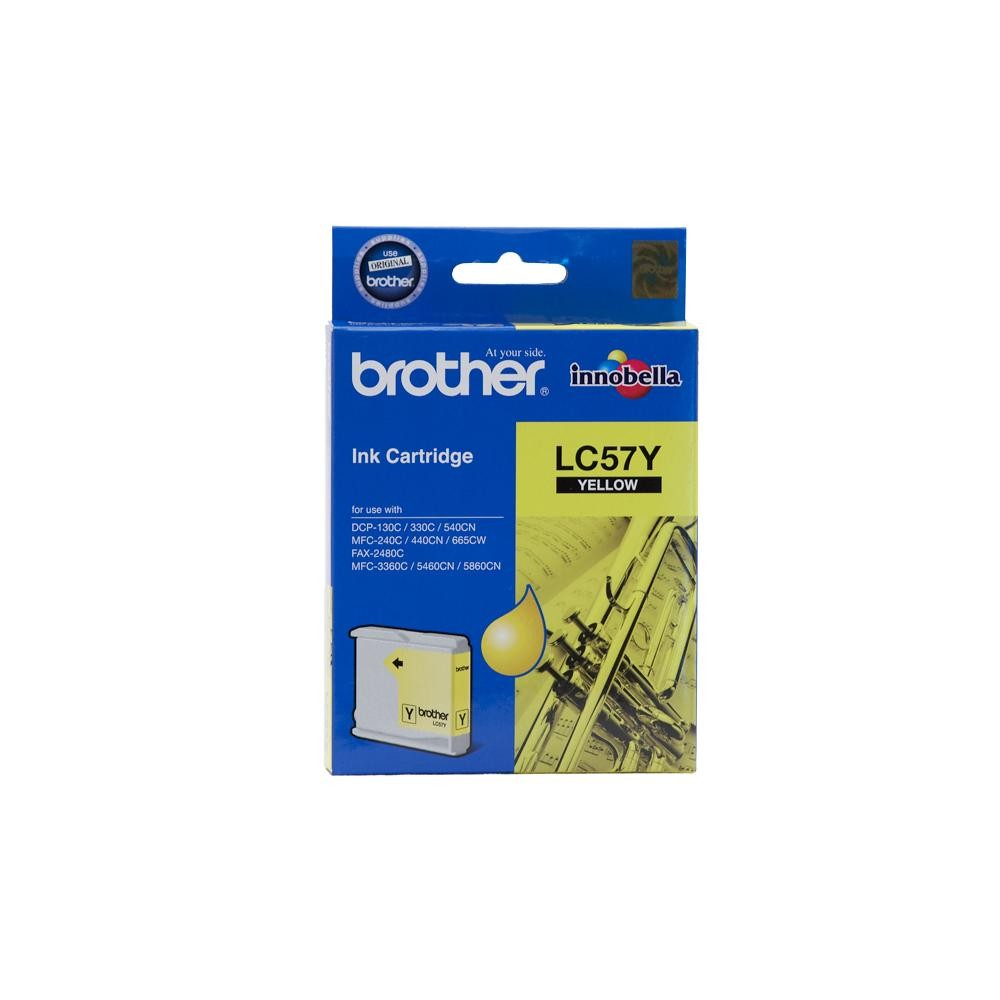 BROTHER LC57 YELLOW INK CARTRIDGE