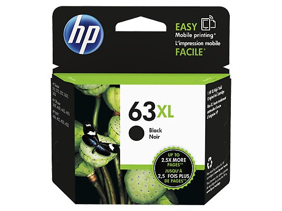 HP F6U64AA 63XL BLACK INK CARTRIDGE