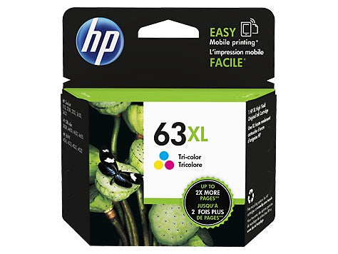 HP F6U63AA 63XL COLOUR INK CARTRIDGE