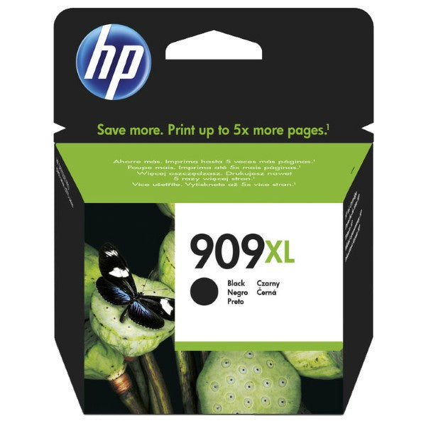 HP T6M21AA 909XL BLACK INK CARTRIDGE.