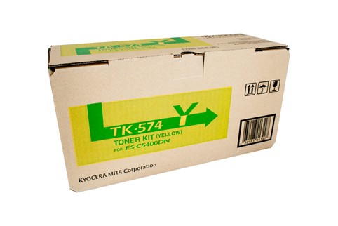 KYOCERA TK574 YELLOW TONER CARTRIDGE FSC5400DN