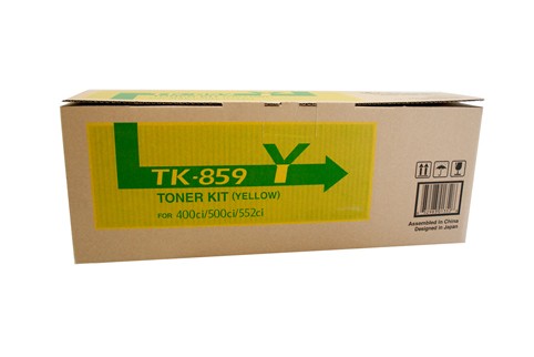 KYOCERA TK859 YELLOW TONER CARTRIDGE TASKALFA 400CI 500CI