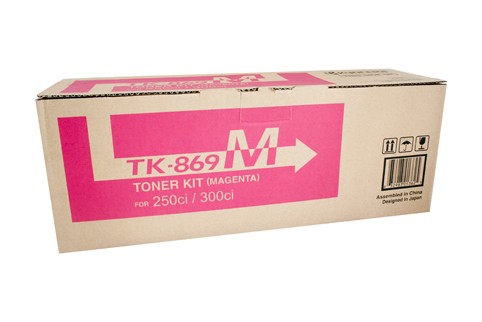 KYOCERA TK869 MAGENTA TONER CARTRIDGE TASKALFA 250CI 300CI