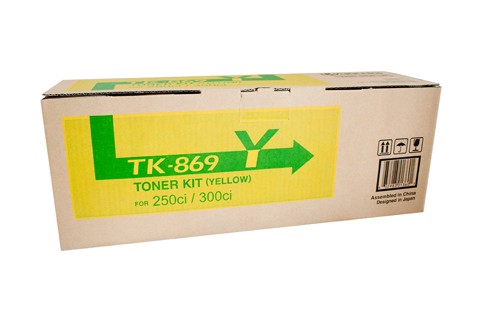 KYOCERA TK869 YELLOW TONER CARTRIDGE TASKALFA 250CI 300CI