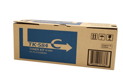 KYOCERA TK584 CYAN TONER CARTRIDGE