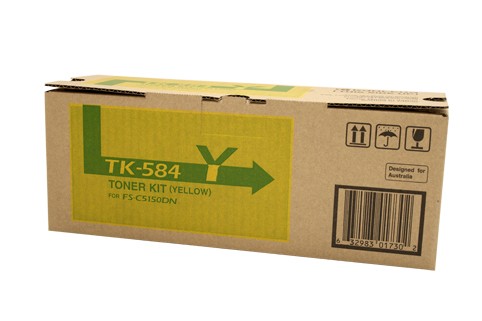 KYOCERA TK584 YELLOW TONER CARTRIDGE