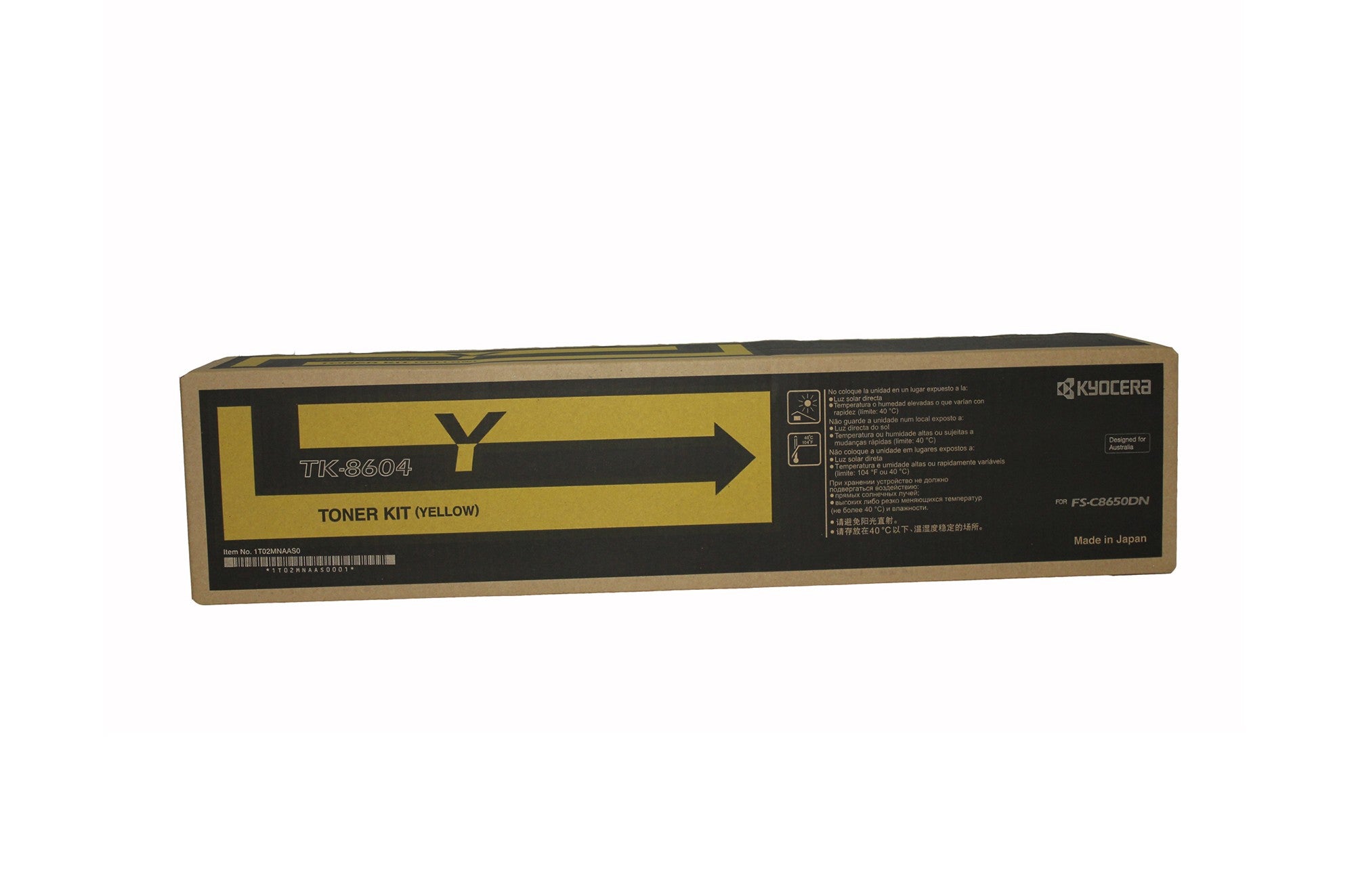 KYOCERA TK8604 YELLOW TONER CARTRIDGE