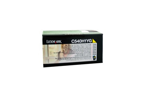 LEXMARK C540H1YG YELLOW TONER C540 C543 X543 C544 X544 HIGH YIELD