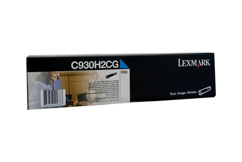 LEXMARK C930H2CG CYAN TONER CARTRIDGE C935 HIGH YIELD