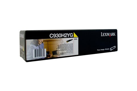 LEXMARK C930H2YG YELLOW TONER CARTRIDGE C935 HIGH YIELD