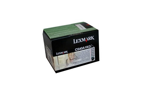 LEXMARK C540A1KG BLACK TONER CARTRIDGE STANDARD YIELD