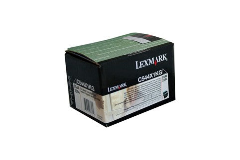 LEXMARK C544X1KG BLACK TONER C544 X544 HIGH YIELD