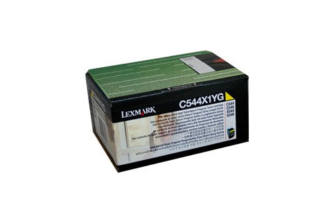 LEXMARK C544X1YG YELLOW TONER C544 X544 HIGH YIELD