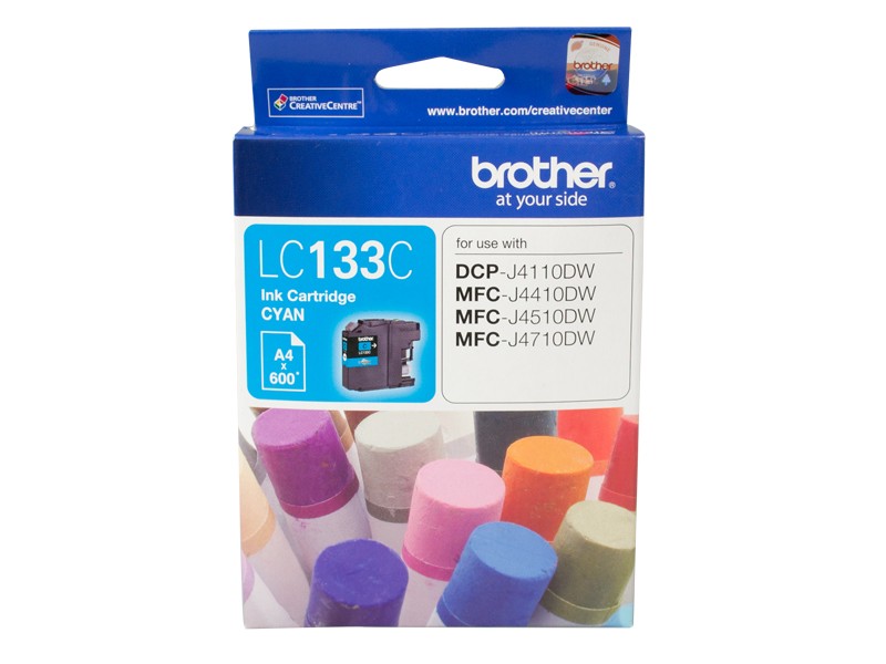 BROTHER LC133 CYAN INK CARTRIDGE