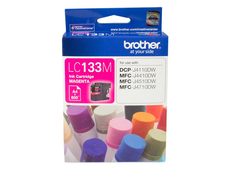 BROTHER LC133 MAGENTA INK CARTRIDGE