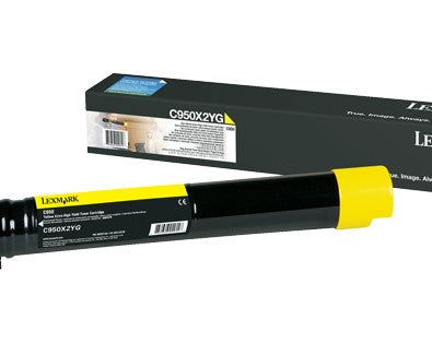 LEXMARK C950X2YG YELLOW TONER CARTRIDGE HIGH YIELD