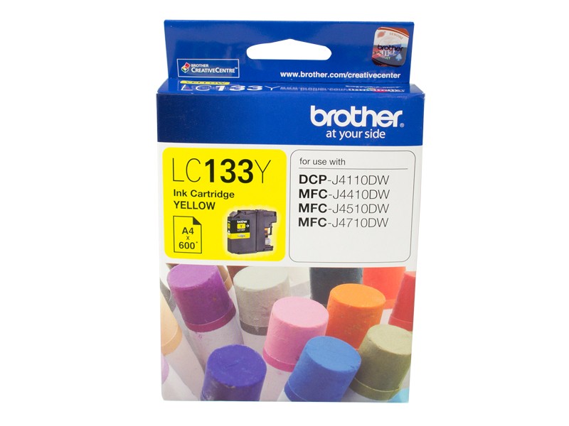 BROTHER LC133 YELLOW INK CARTRIDGE