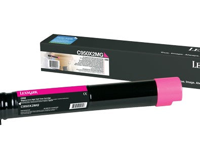 LEXMARK C950X2MG MAGENTA TONER CARTRIDGE HIGH YIELD