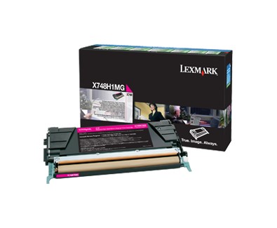 LEXMARK X748H1MG HIGH YIELD MAGENTA TONER CARTRIDGE HIGH YIELD