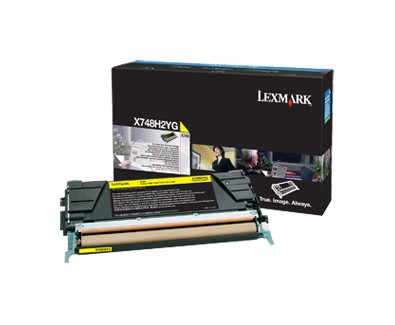 LEXMARK X748H1YG HIGH YIELD YELLOW CARTRIDGE HIGH YIELD