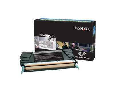 LEXMARK C746H1KG BLACK TONER CARTRIDGE C746DN C748DN HIGH YIELD