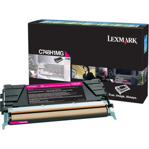 LEXMARK C748H1MG MAGENTA TONER CARTRIDGE C748DN HIGH YIELD