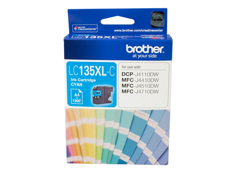 BROTHER LC135XL CYAN INK CARTRIDGE