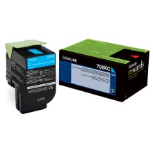 LEXMARK 80C8XC0 80C8XCE 808XC EXTRA HY CYAN TONER CARTRIDGE