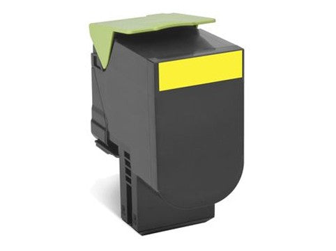 LEXMARK 80C8XY0 80C8XYE 808XY EXTRA HY YELLOW TONER CARTRIDGE