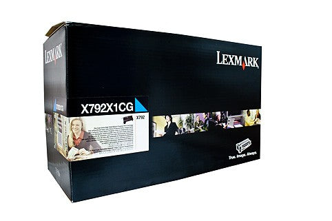 LEXMARK C792X1CG CYAN TONER CARTRIDGE HIGH YIELD