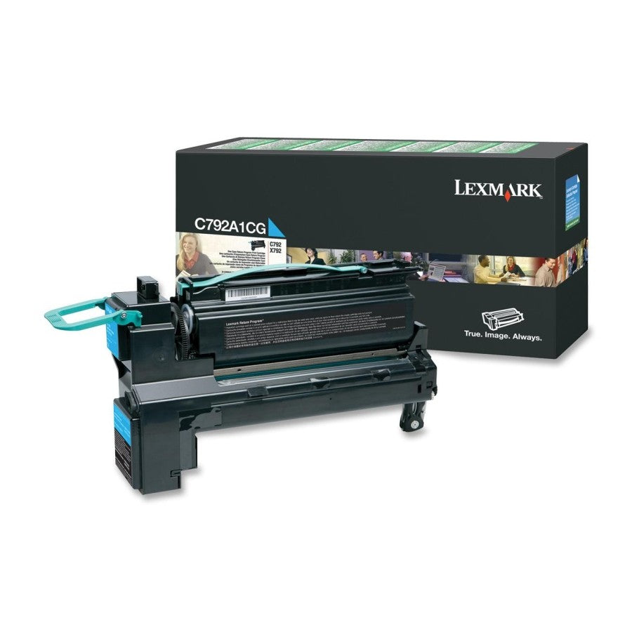 LEXMARK C792A1CG CYAN TONER CARTRIDGE STANDARD YIELD