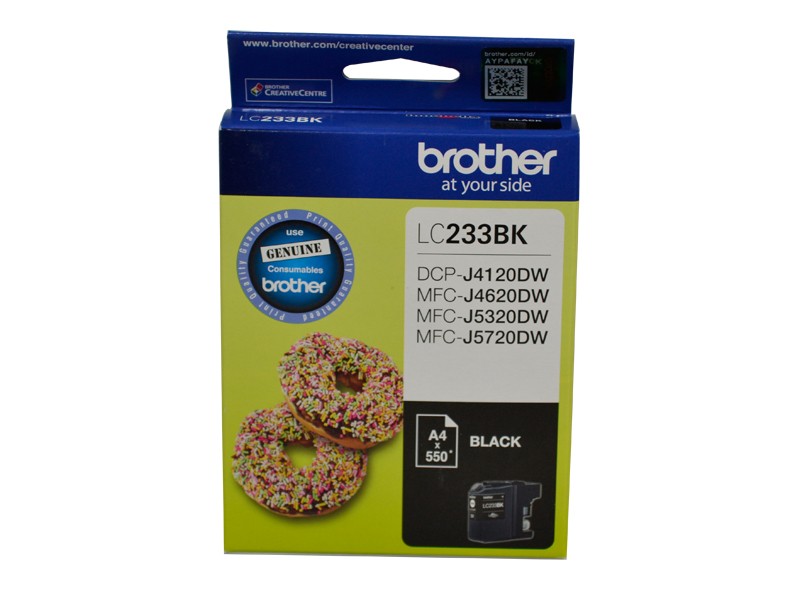 BROTHER LC233 BLACK INK CARTRIDGE