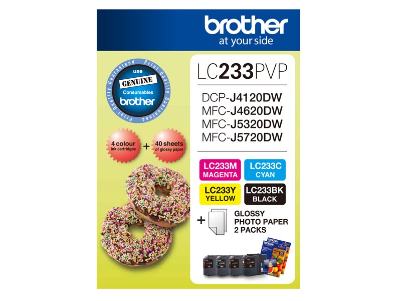 BROTHER LC233 PHOTO VALUE PACK LC233PVP