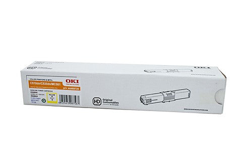 OKI 44469725 YELLOW TONER CARTRIDGE C510DN C530DN