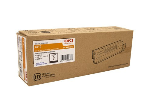 OKI 44315312 BLACK TONER CARTRIDGE C610