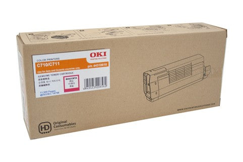 OKI 44318610 MAGENTA TONER CARTRIDGE C710N C711N