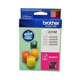 BROTHER LC231 MAGENTA INK CARTRIDGE