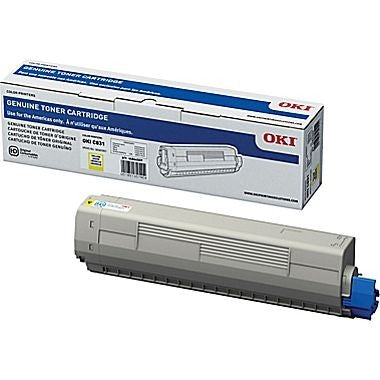 OKI 44844525 YELLOW TONER CARTRIDGE C831