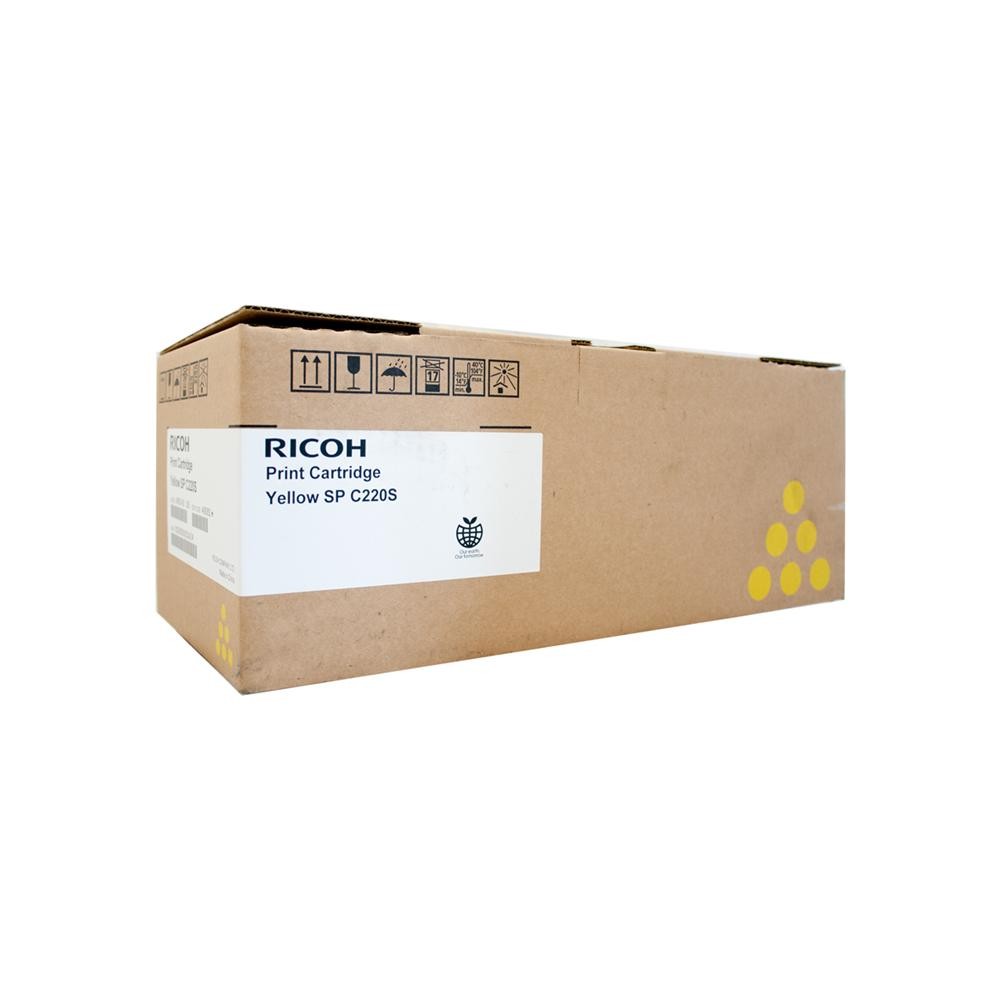 RICOH 406062 406107 TYPE 220 YELLOW TONER SPC220S