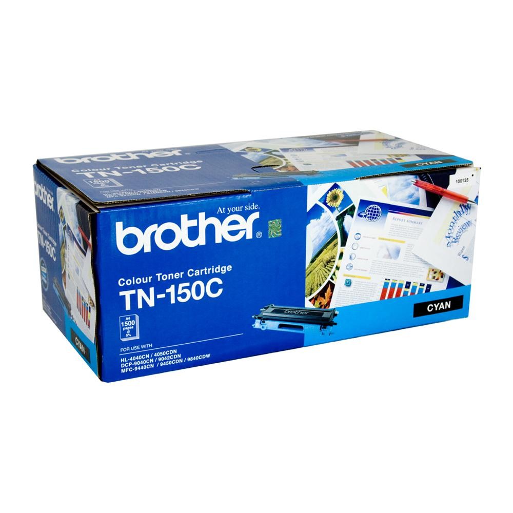 BROTHER TN150 CYAN TONER CARTRIDGE STANDARD YIELD