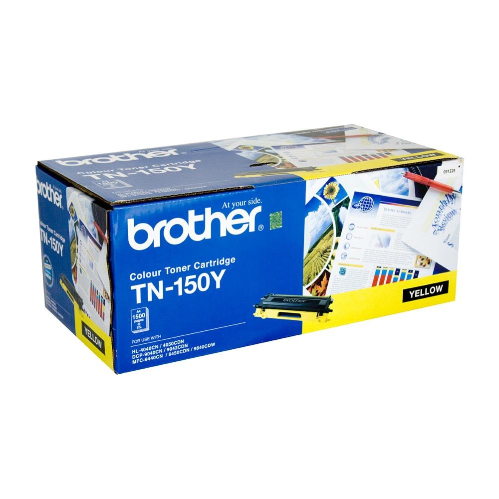 BROTHER TN150 YELLOW TONER CARTRIDGE STANDARD YIELD