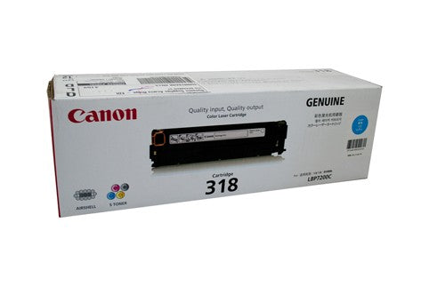 CANON CART318 CYAN TONER CARTRIDGE