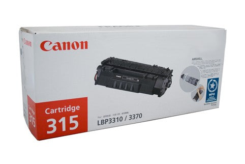 CANON CART315 TONER CARTRIDGE 3K STANDARD YIELD